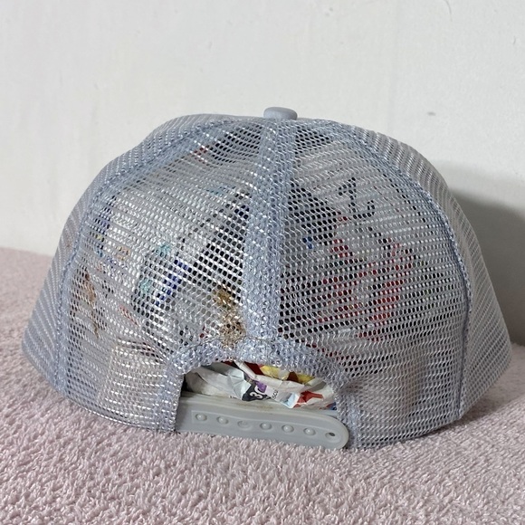 Vintage City Of Edmonton Employees Roadeo Grey Mesh  Back Snap Back Trucker Hat - Picture 4 of 14